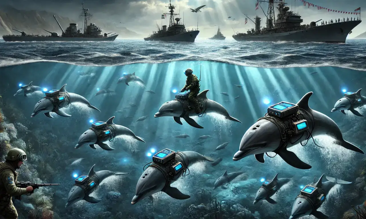 Utilisation des dauphins dans les conflits militaires