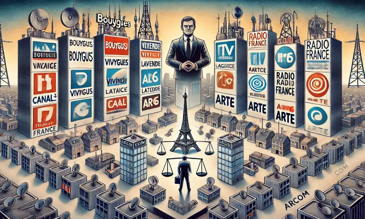 Contrôle des médias et des chaînes de télévision en France