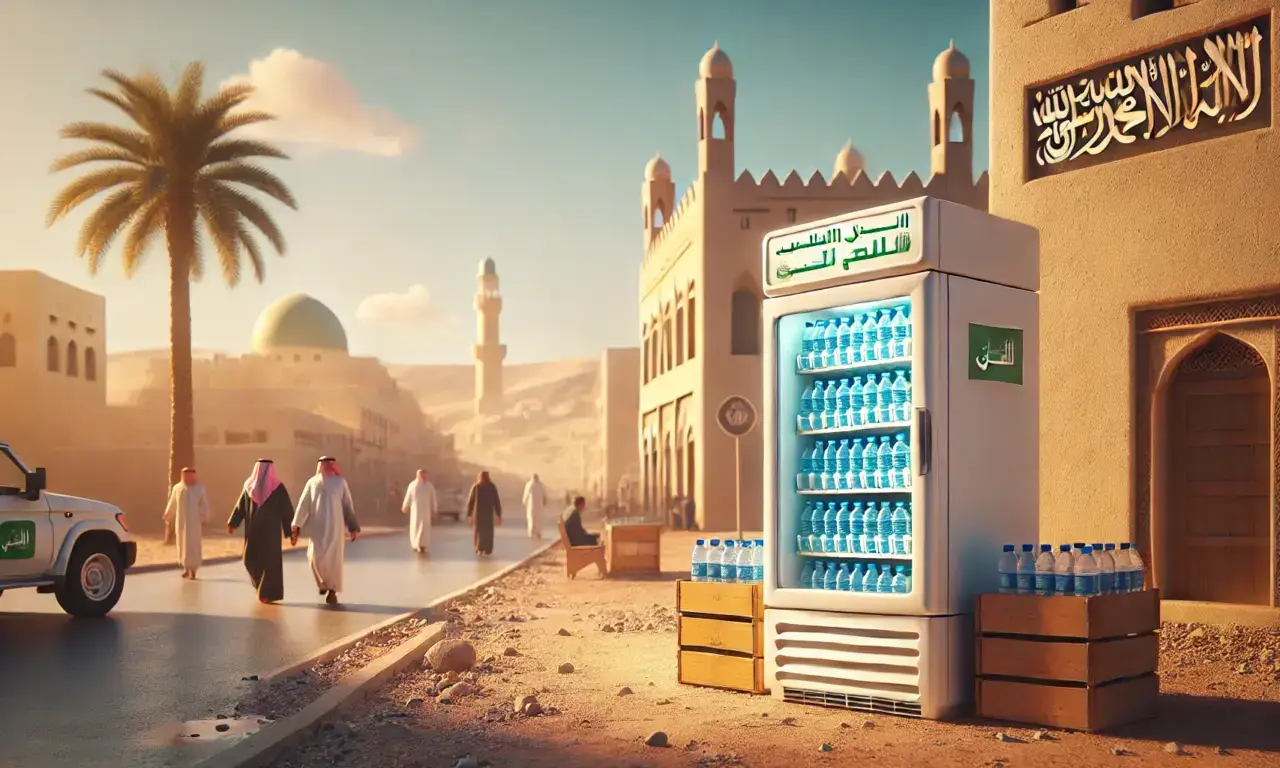 Arabie Saoudite – Des réfrigérateurs à l’extérieur en libre service