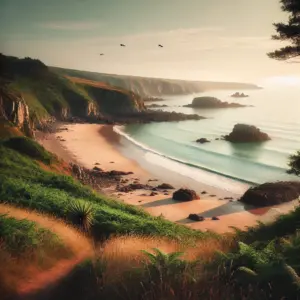 Plage de Carboug au Calvados – Un cadre naturel et paisible