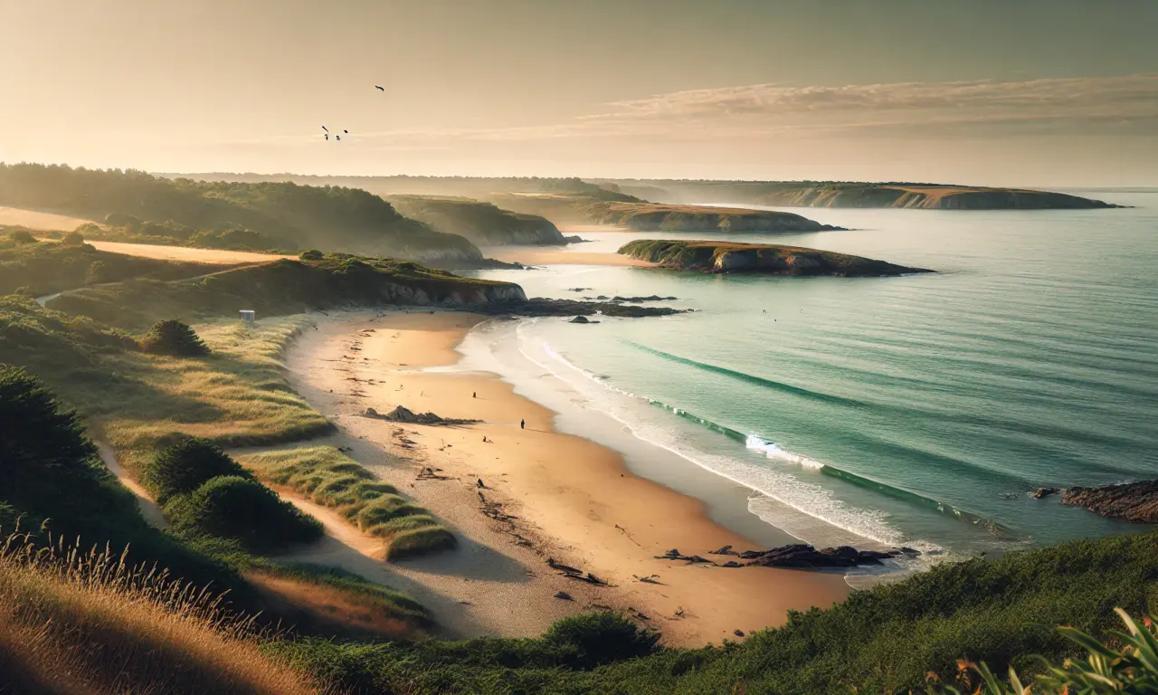 Plage de Carboug au Calvados – Un cadre naturel et paisible