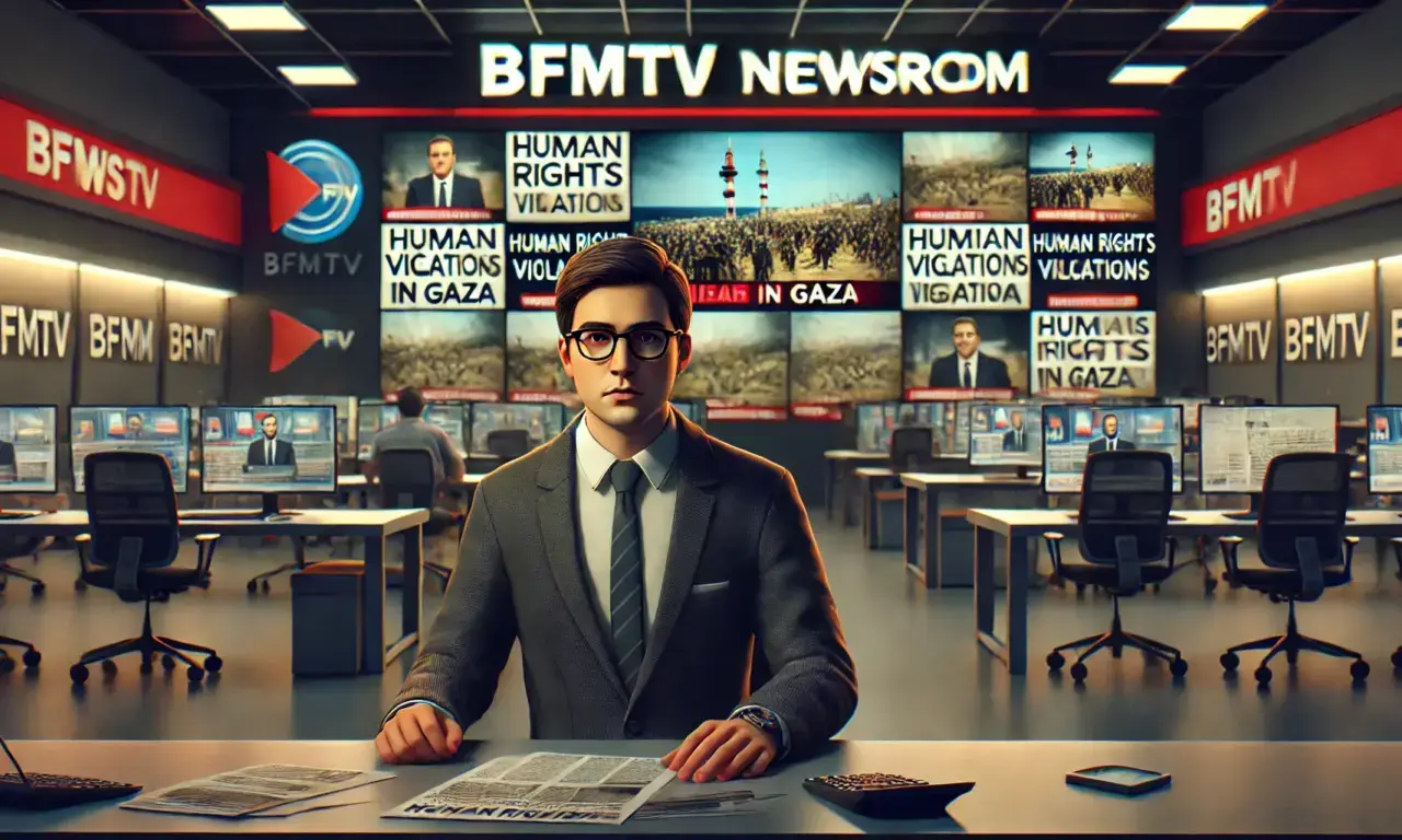 Le silence de BFMTV face à la violation des droits de l’homme à Gaza