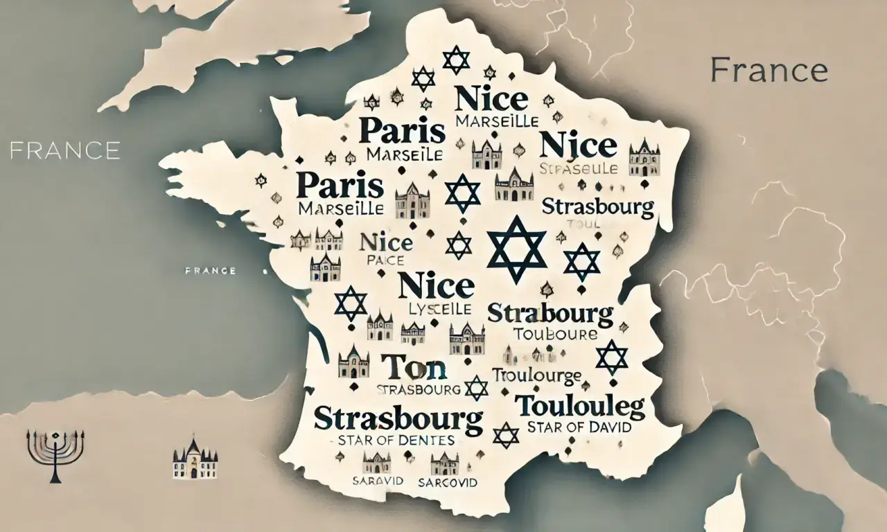 Communautés Juives : Les villes clés en France