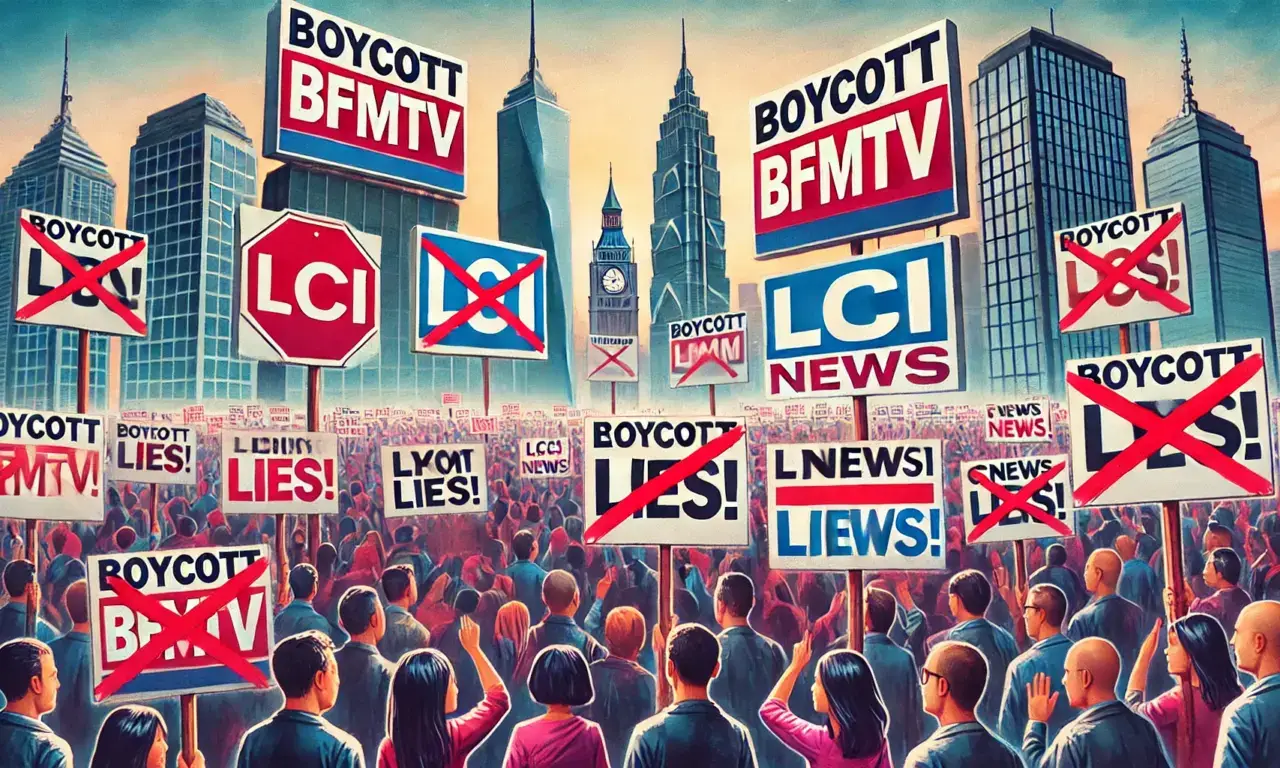 Je boycotte BFMTV, LCI et CNEWS – Stop à la désinformation et la manipulation